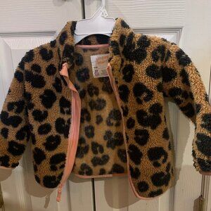 Jumping Beans 2T Leopard Print Fleece